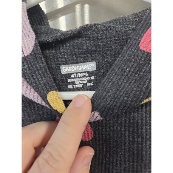 5/$25 Heart Print Hoodie and Jogger Set - Garanimals - 4T - Picture 3 of 4